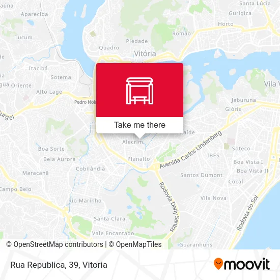 Rua Republica, 39 map