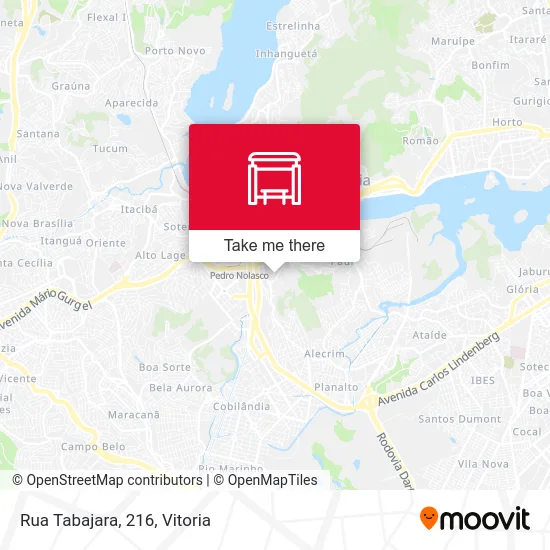 Rua Tabajara, 216 map