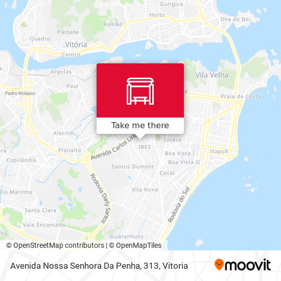 Avenida Nossa Senhora Da Penha, 313 map