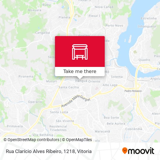 Rua Clarício Alves Ribeiro, 1218 map