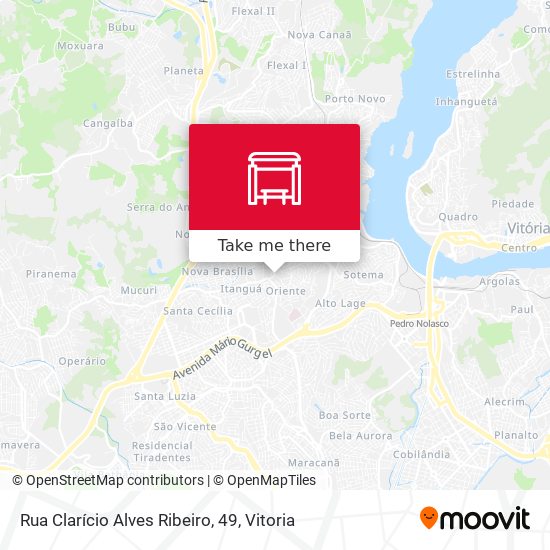 Rua Clarício Alves Ribeiro, 49 map