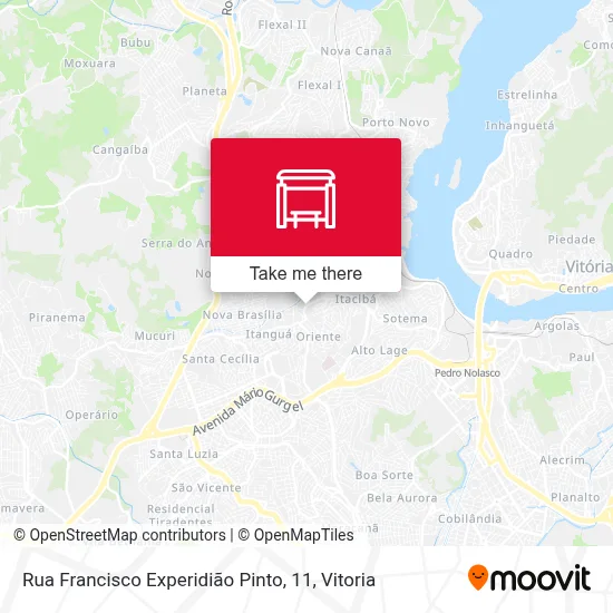 Rua Francisco Experidião Pinto, 11 map