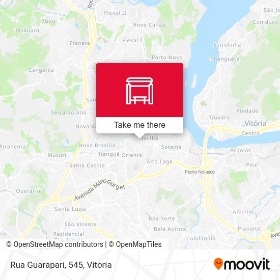 Rua Guarapari, 545 map