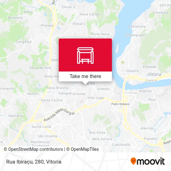 Rua Ibiraçu, 280 map