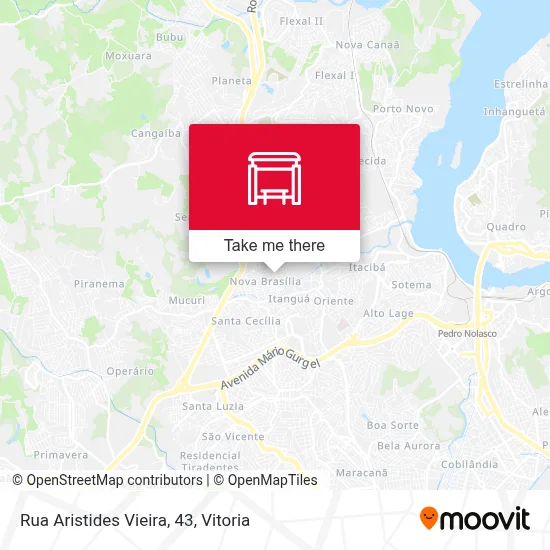 Rua Aristides Vieira, 43 map