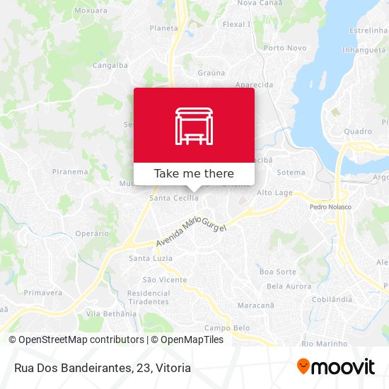 Rua Dos Bandeirantes, 23 map