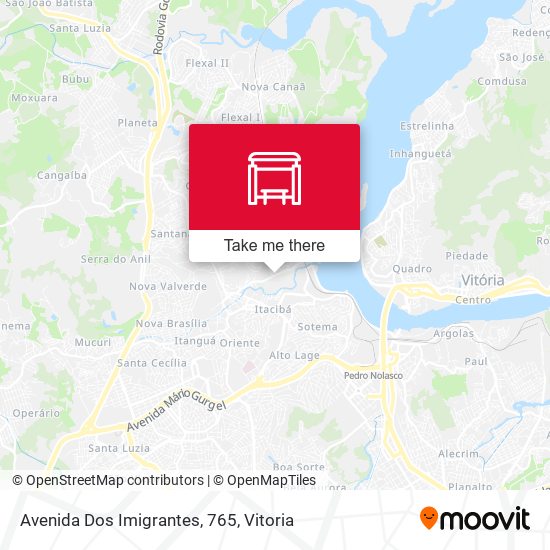 Avenida Dos Imigrantes, 765 map