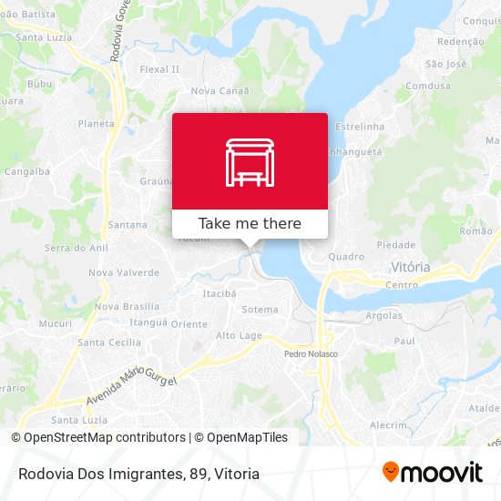 Rodovia Dos Imigrantes, 89 map
