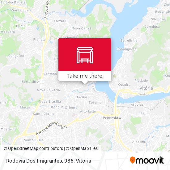 Rodovia Dos Imigrantes, 986 map