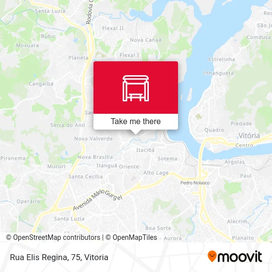 Rua Elis Regina, 75 map