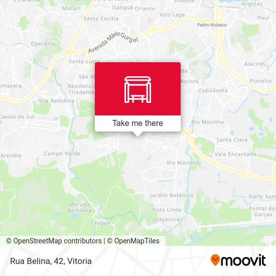 Rua Belina, 42 map