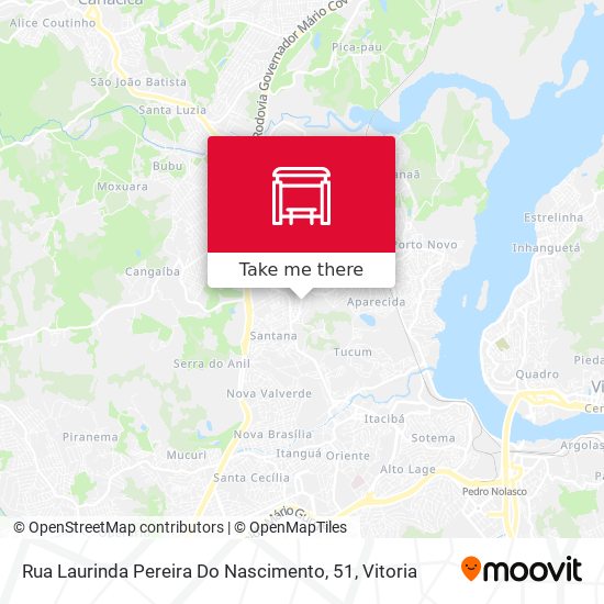 Rua Laurinda Pereira Do Nascimento, 51 map