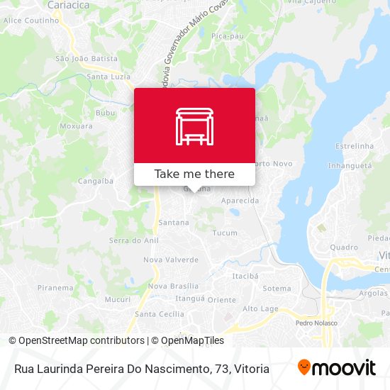 Rua Laurinda Pereira Do Nascimento, 73 map
