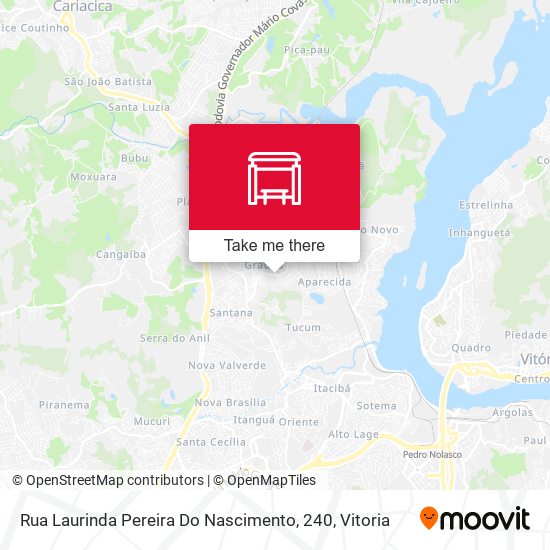 Rua Laurinda Pereira Do Nascimento, 240 map