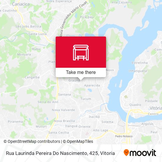 Rua Laurinda Pereira Do Nascimento, 425 map