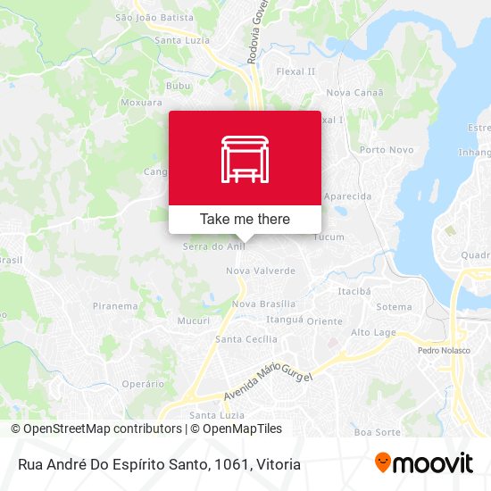 Rua André Do Espírito Santo, 1061 map