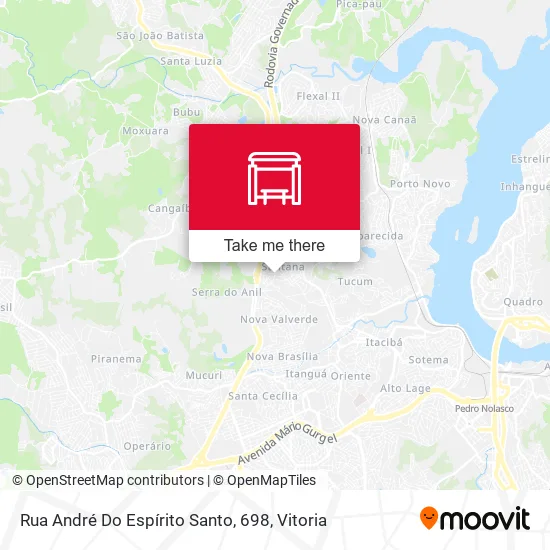 Rua André Do Espírito Santo, 698 map