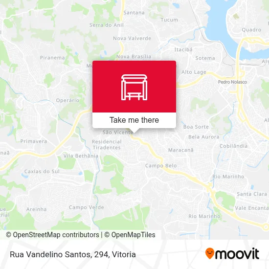 Rua Vandelino Santos, 294 map