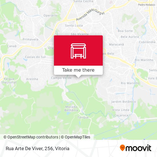 Rua Arte De Viver, 256 map