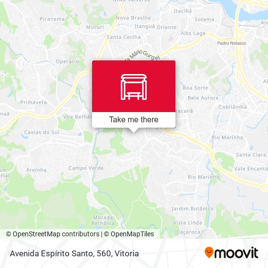 Avenida Espírito Santo, 560 map