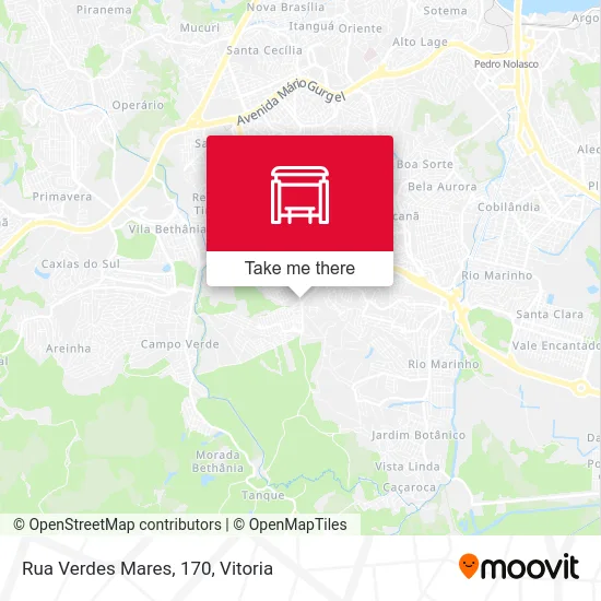 Rua Verdes Mares, 170 map