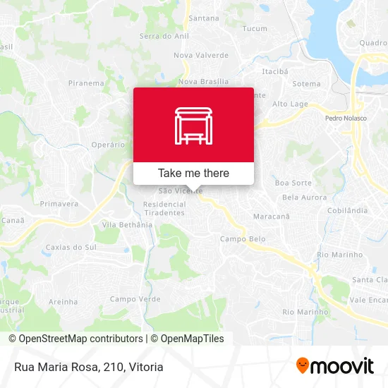 Rua Maria Rosa, 210 map