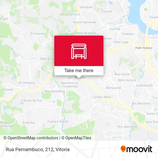 Rua Pernambuco, 212 map