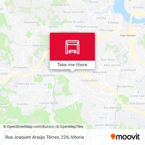 Rua Joaquim Araújo Tôrres, 226 map