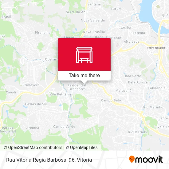 Rua Vitoria Regia Barbosa, 96 map
