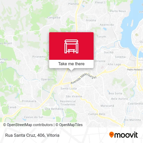 Rua Santa Cruz, 406 map