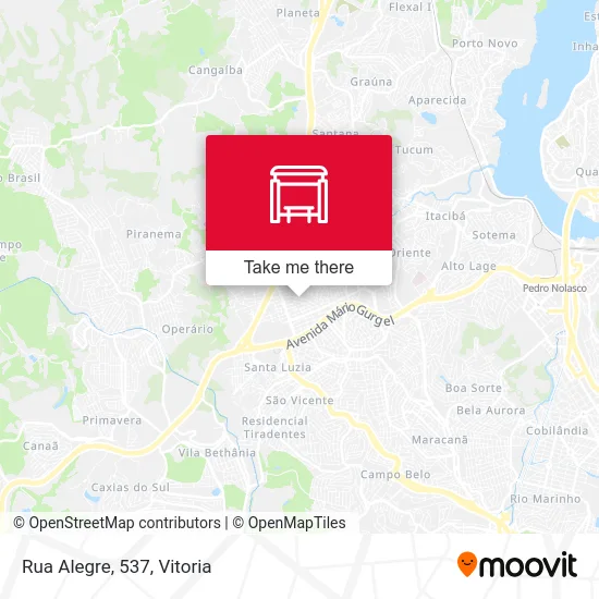 Rua Alegre, 537 map