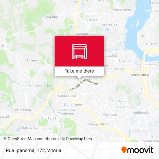 Rua Ipanema, 172 map