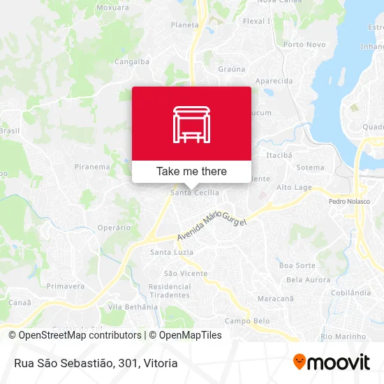 Rua São Sebastião, 301 map