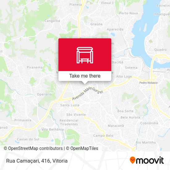Rua Camaçari, 416 map