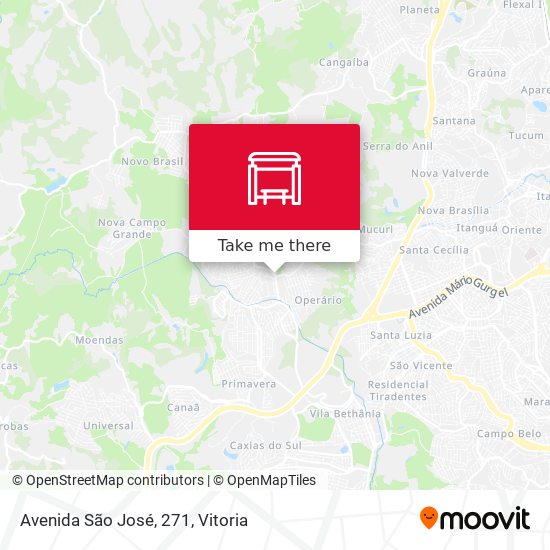 Avenida São José, 271 map