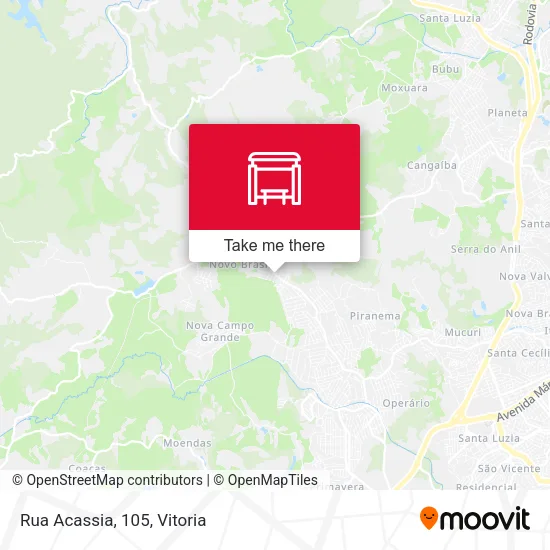 Rua Acassia, 105 map