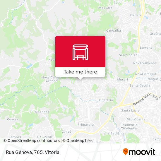 Rua Gênova, 765 map