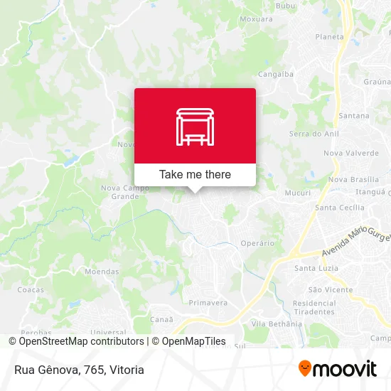 Rua Gênova, 765 map