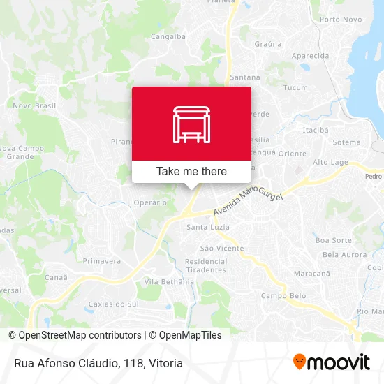 Rua Afonso Cláudio, 118 map