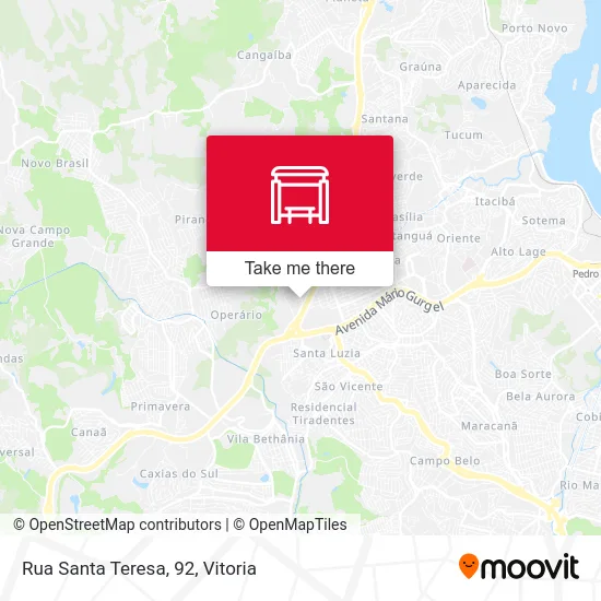 Rua Santa Teresa, 92 map