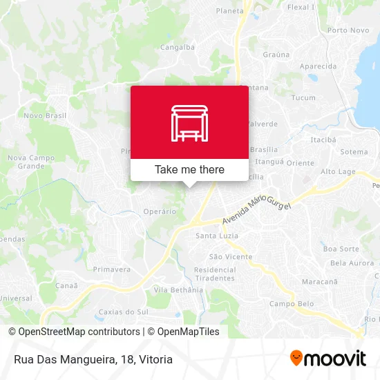 Rua Das Mangueira, 18 map