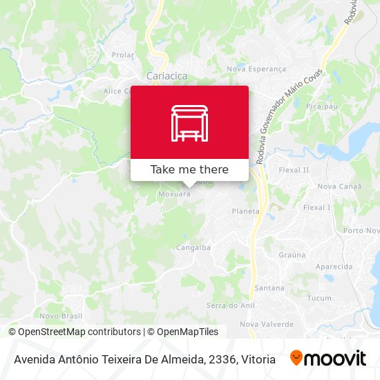 Avenida Antônio Teixeira De Almeida, 2336 map