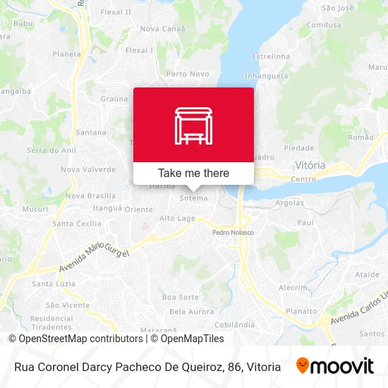 Rua Coronel Darcy Pacheco De Queiroz, 86 map