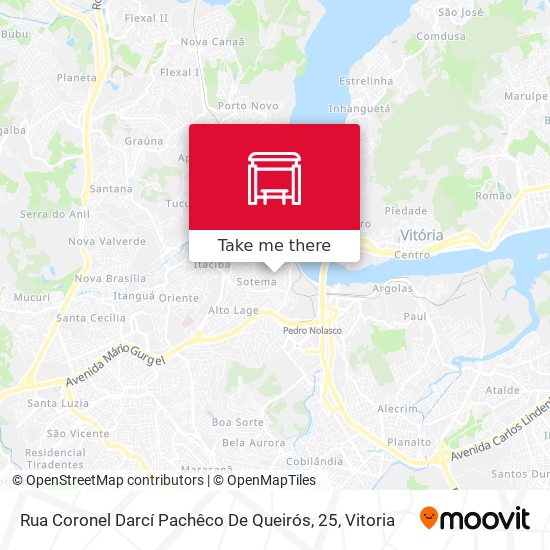 Rua Coronel Darcí Pachêco De Queirós, 25 map