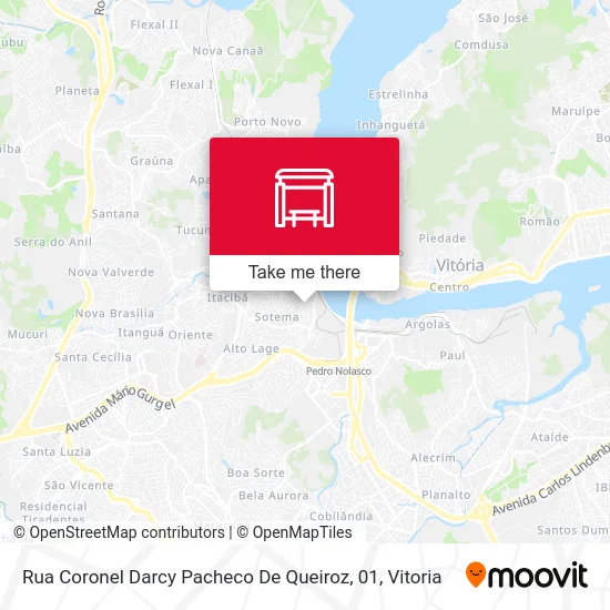 Rua Coronel Darcy Pacheco De Queiroz, 01 map