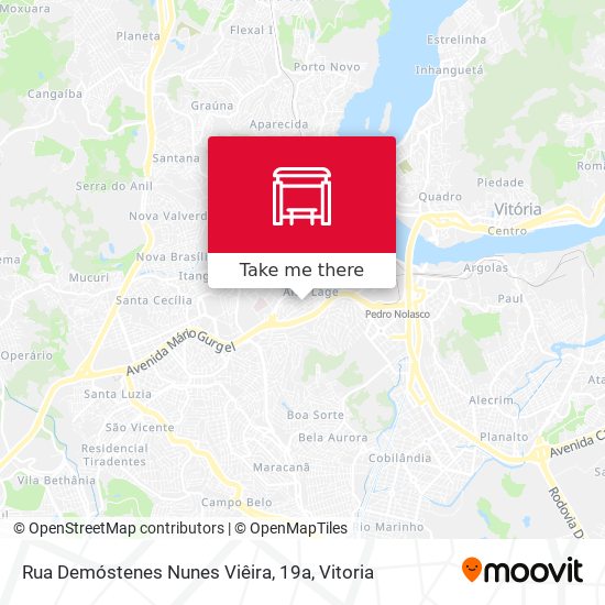 Rua Demóstenes Nunes Viêira, 19a map