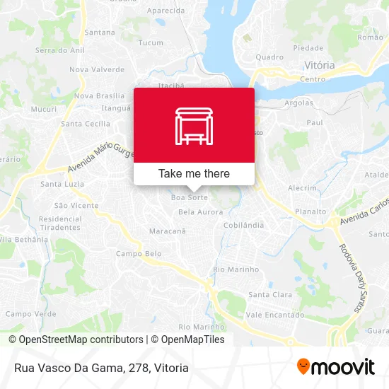 Rua Vasco Da Gama, 278 map