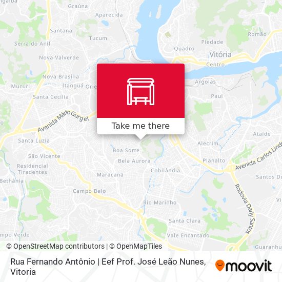 Rua Fernando Antônio | Eef Prof. José Leão Nunes map