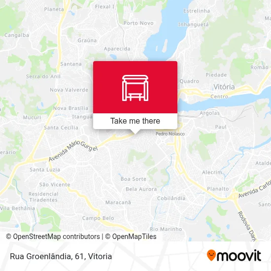 Rua Groenlândia, 61 map