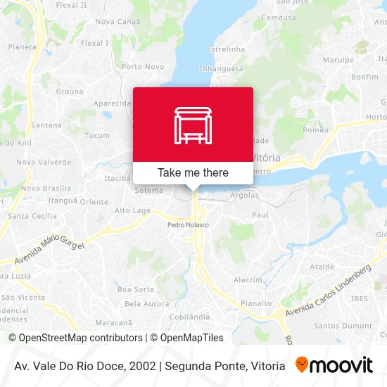 Av. Vale Do Rio Doce, 2002 | Segunda Ponte map